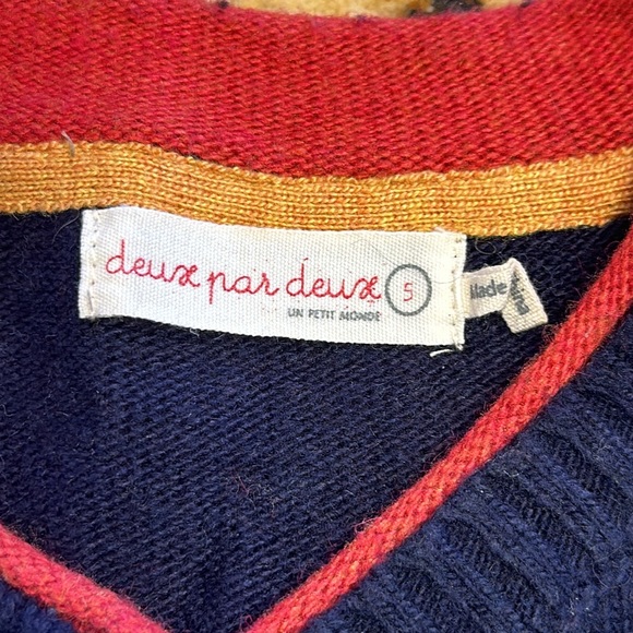 deuse par deuse wool angora blend v neck sweater - Picture 4 of 4